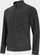 Bluzë fleece 4F H4Z22 PLM350, me zinxhir përpara, Regular Fit, ngjyrë e zezë melange
