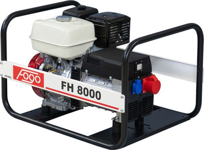 Бензински генератор Фого FH 8000, 7700 W, мотор Хонда GX390, црн