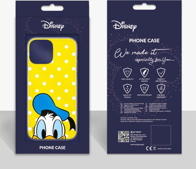 Kapak telefoni Disney Donald 001, Samsung Galaxy A20e, silikon TPU, i verdhë