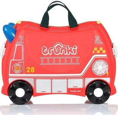 Trunki Ride-On Hardside Carry-On Куфер, Frank Fire Engine