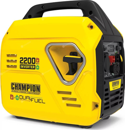 Gjenerator Champion Dual Fuel 2200W, inverter, 4 stroke, i verdhë