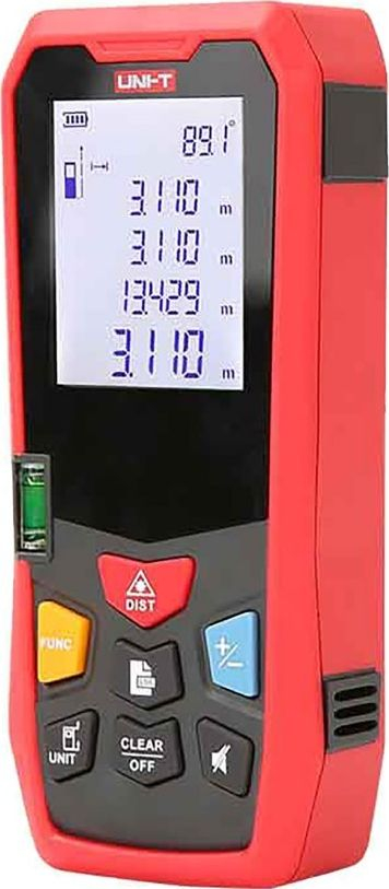 Matës lazer distancesh Uni-T LM-120, 120 m, me ekran LCD, i kuq