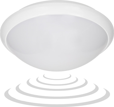 Dritë murale ADVITI Breva AD-PL-316WE27PMM, 60W, me sensor lëvizje 360°, e bardhë