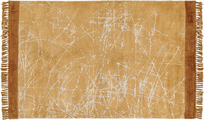 Tapet Beliani HANLI, 140x200 cm, viskozë, portokalli