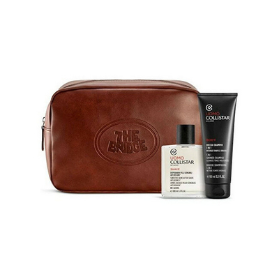 Set Collistar Dopobarba, Shampo dhe xhel dushi 100 ml + Balsam qetësues pas rruajtjes 100 ml + çantë kozmetike