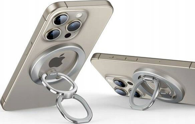 Mbajtëse unazë MagSafe ESR Halolock, 360°, për telefon, gri