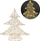 Pemë dekorative LED Koopman Tree, 40 cm, dritë e ngrohtë, ngjyrë ari