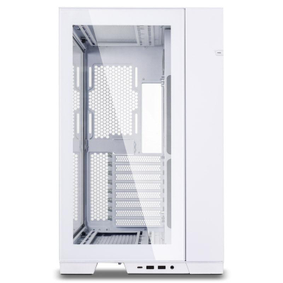 Kutia PC Lian Li O11 Dynamic EVO, midi tower, ARGB, e bardhë