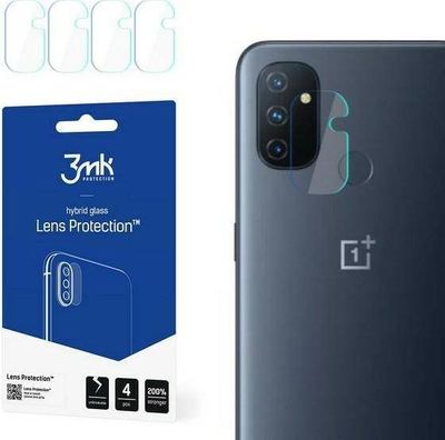 Xham mbrojtës për kamerë 3MK për telefon OnePlus Nord N100, 4 copë