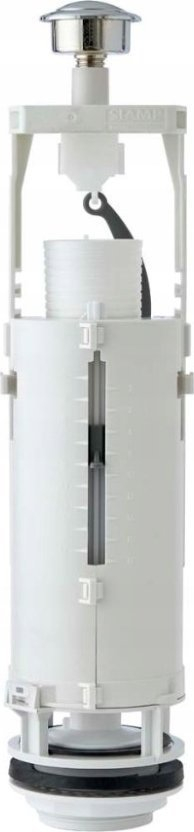 Valvul shkarkimi universale SIAMP Siphon Optima 49, funksion 3/6 L, për kazan uji