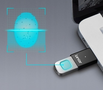 USB Lexar JumpDrive F35 PRO, 128GB, USB 3.2, e zezë me argjend