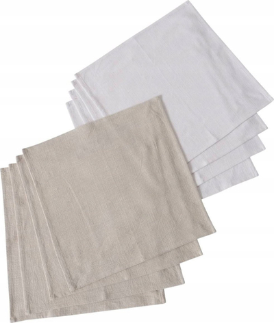 Servieta tavoline Boltze Cotton Napkins, 40x40 cm, set 4 copë, të bardha