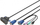 KVM switch Digitus Modular, një port, VGA USB PS/2, i zi