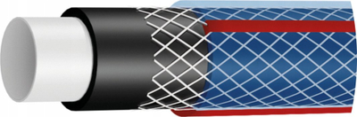 Zorrë kopshti Garden Hose, 30m, 3/4", 4 shtresa, jeshile