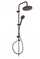 Kolonë dushi Multi Function, kokë dushi 23cm rainfall, 96cm, e zezë