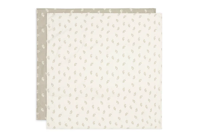Mbulesa te holla muslin 115x115cm Twig - Olive Green - 2 Pack