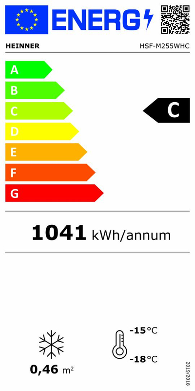Frigorifer arkë HEINNER HSF-M255WHCE, 255L, kapak rrëshqitës, i bardhë