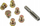 Set për ndreqje filetash të vidës së vajit Forsage F-917G13, M13×1.5mm, 7 copa