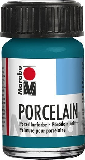 Bojë porcelani Marabu Porcelain, 15 ml, me shkëlqim, ngjyrë smeraldi