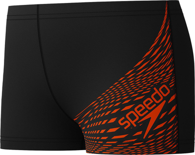 Rroba banje djemsh Speedo Medley Logo Aquashort, Enduraflex, e zezë e kuqe