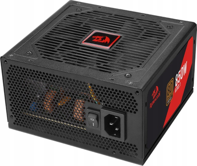 Напојување за компјутер Redragon GC-PS030, 850W, 80 Plus Bronze, ATX 3.1, црно