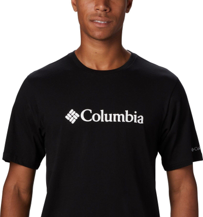 Bluzë Columbia CSC Basic Logo SS Tee M 1680053, pambuk, për burra, e zezë