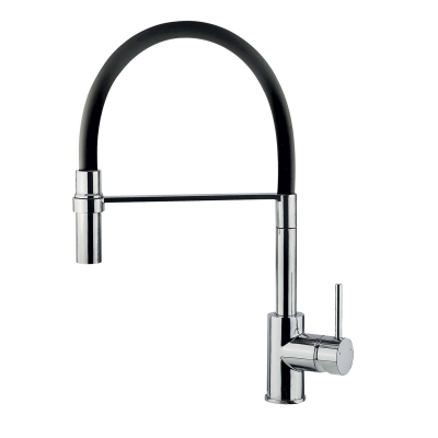 Rubinet Crolla 593CR, krom/zezë