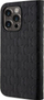 Futrollë Karl Lagerfeld KLBKP14LSAKLHP, për iPhone 14 Pro, tip bookcase, e zezë Saffiano Monogram