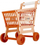 Karrocë supermarket lodër MEGA CREATIVE 501277, e palosshme, plastike, shumengjyrëshe