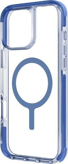 Kllapë telefoni Uniq Combat MagClick për iPhone 16 6.1", rezistente ndaj goditjeve, transparente blu