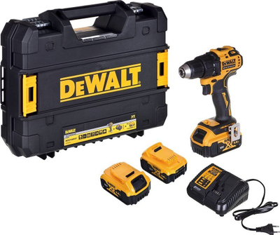 Аккумулаторски шрафцигер и бушилица Деwалт DCD708P3T, 18V, Ли-Јон, жолт