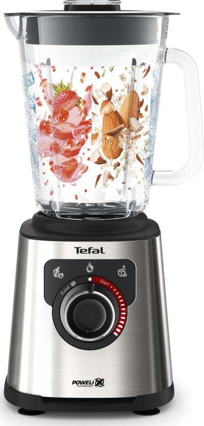 Blender Tefal PerfectMix Plus BL871, 1200W, enë qelqi 2L, ngjyrë argjendtë