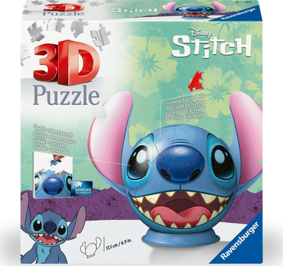 Puzzle 3D Ravensburger Lilo and Stitch, 72 copë, Stitch me veshë, shumëngjyrësh