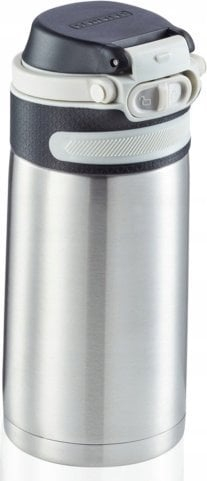 Termos Leifheit Insulated Mug Flip, 350 ml, izolues, argjendtë