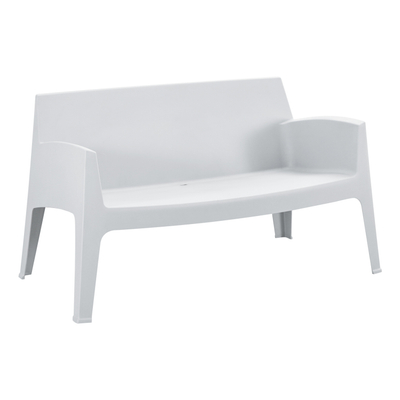 Divan kopshti SLEEK HM6366.01, 2 vende, polipropilen, i bardhë