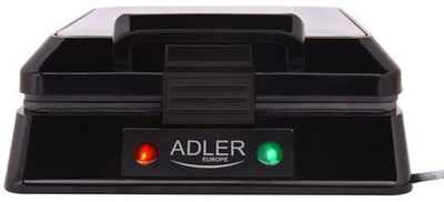 Pajisje për waffle Adler AD 3036, 1500 W, e zezë/argjendtë