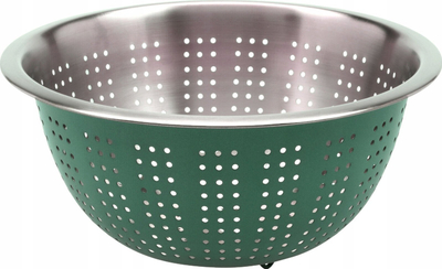Kolinozë kuzhine Excellent Houseware, çelik inox, 24cm, jeshile e errët
