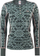 Bluzë termike femrash Kari Traa Else Wool, 100% lesh merino, mëngë të gjata, murk