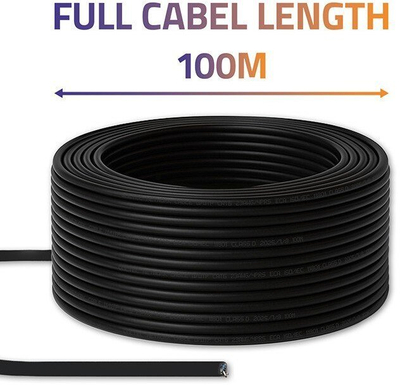 Kabllo rrjeti Qoltec UTP Patchcord CAT6, 100m, 1Gb/s, i zi