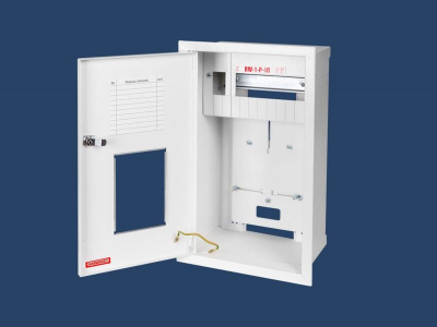 Kabinet elektrik Karwasz RW-1-P-10 Z/O, 1 fazë, 10 module, i bardhë
