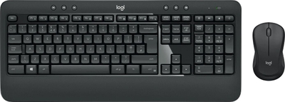 Set tastierë dhe maus me kamerë Logitech MK545 Advanced Brio 100, pa kabllo, Full HD 1080p, i zi