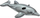 Lodër fryrëse Intex Ride-on Dolphin, 175 cm, me doreza, blu