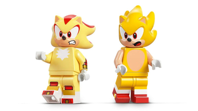 Set ndërtimi LEGO Sonic Super Shadow vs Biolizard 77003, 9+, shumëngjyrësh