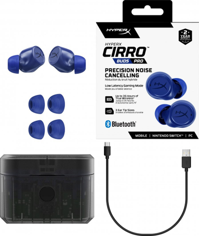 Dëgjuese HyperX Cirro Buds Pro, të kaltra