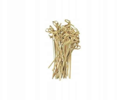 Shkopinj bambuje Fackelmann, 15 cm, set 50 copë, natyral