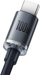 Kabllo karikimi / të dhënash Baseus Crystal Shine Series USB-A - USB-C, 100W, 1.2m, e zezë
