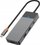Adapter USB C WiWu A721HD Linker 7 në 1, HDMI, PD, gri