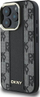 Kapak telefoni DKNY PU Leather MagSafe për iPhone 16 Pro Max, me katrorë, i zi