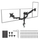 Mbajtëse monitorësh Maclean MC-137, për 3 monitorë 17"-27", 2-8kg, e zezë