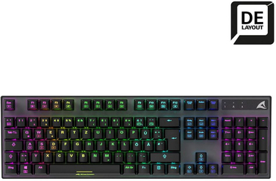 Tastierë mekanike Sharkoon SKILLER SGK20, RGB, Huano Brown, e zezë